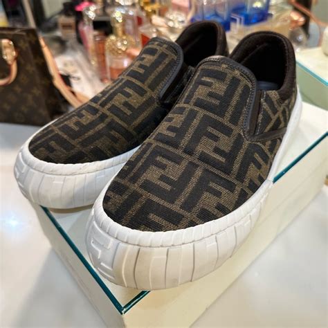 fendi match sneakers women's|fendi slip on sneakers.